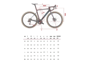 Wilier RAVE SLR Disc + GRX Di2 2x11 + GRAFF sand L